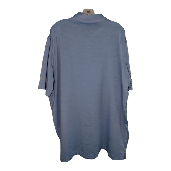 𝅺CALLAWAY Opti-Dri pale blue performance golf polo XXL GUC - Picture 5 of 5